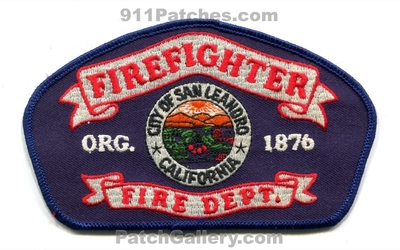 San Leandro Fire Department Firefighter Patch (California)
Scan By: PatchGallery.com
Keywords: city of dept. org. 1876