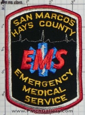 San Marcos Hays County Emergency Medical Services (Texas)
Thanks to swmpside for this picture.
Keywords: ems