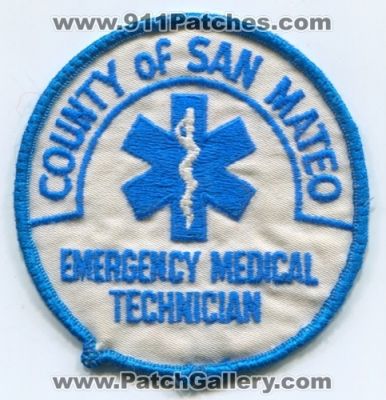 San Mateo County Emergency Medical Technician (California)
Scan By: PatchGallery.com
Keywords: Co. Emt ems