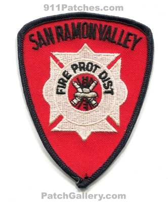 San Ramon Valley Fire Protection District Patch (California)
Scan By: PatchGallery.com
Keywords: prot. dist. department dept.