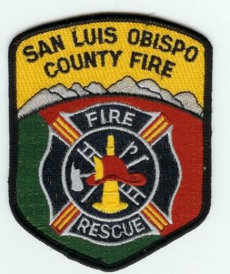 San Luis Obispo County Fire Rescue
Thanks to PaulsFirePatches.com for this scan.
Keywords: california