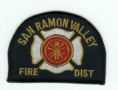San Ramon Valley Fire Dist
Thanks to PaulsFirePatches.com for this scan.
Keywords: california district