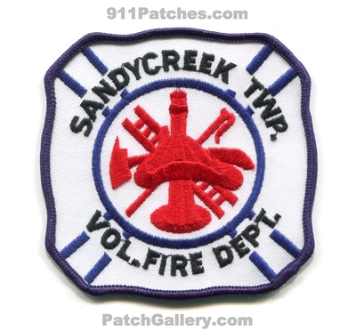 Sandycreek Township Volunteer Fire Department Patch (Pennsylvania)
Scan By: PatchGallery.com
Keywords: twp. vol. dept.