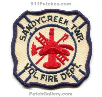 Sandycreek Township Volunteer Fire Department Patch (Pennsylvania)
Scan By: PatchGallery.com
Keywords: twp. vol. dept.