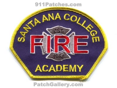Santa Ana College Fire Academy Patch (California)
Scan By: PatchGallery.com
Keywords: school department dept. est. 1967