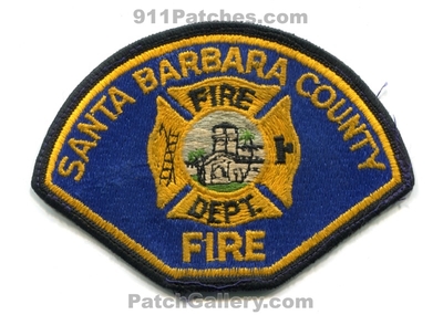 Santa Barbara County Fire Department Patch (California)
Scan By: PatchGallery.com
Keywords: co. dept.