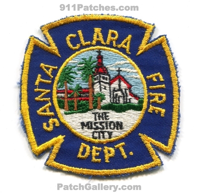 Santa Clara Fire Department Patch (California)
Scan By: PatchGallery.com
Keywords: dept. the mission city