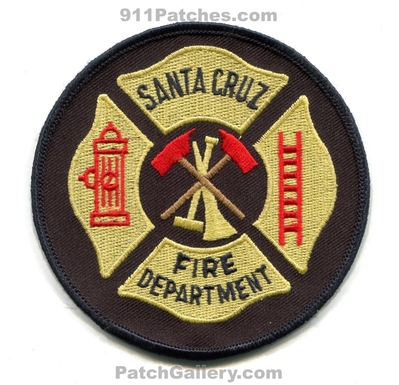Santa Cruz Fire Department Patch (California)
Scan By: PatchGallery.com
Keywords: dept.