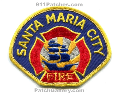 Santa Maria City Fire Department Patch (California)
Scan By: PatchGallery.com
Keywords: dept.