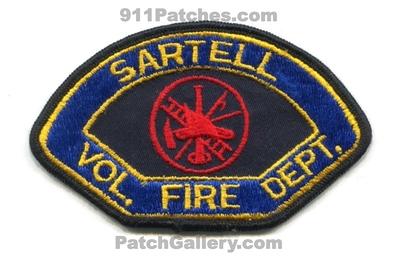 Sartell Volunteer Fire Department Patch (Minnesota)
Scan By: PatchGallery.com
Keywords: vol. dept.