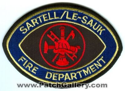 Sartell Le-Sauk Fire Department Patch (Minnesota)
Scan By: PatchGallery.com
Keywords: sartell/le-sauk lesauk dept.