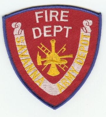Savanna Army Depot Fire Dept
Thanks to PaulsFirePatches.com for this scan.
Keywords: illinois department us