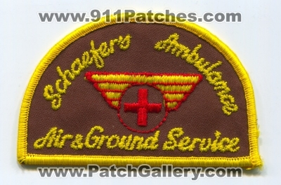 Schaefers Ambulance Air and Ground Service (California)
Scan By: PatchGallery.com
Keywords: ems medical plane ambulance