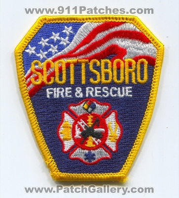 Scottsboro Fire and Rescue Department Patch (Alabama)
Scan By: PatchGallery.com
Keywords: & dept.