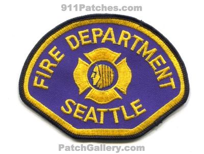 Seattle Fire Department Patch (Washington)
[b]Scan From: Our Collection[/b]
Keywords: dept.