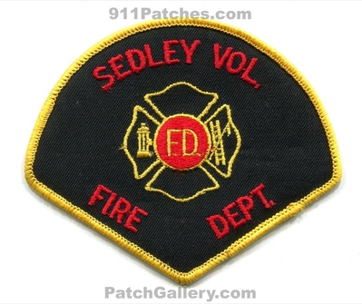 Sedley Volunteer Fire Department Patch (Virginia)
Scan By: PatchGallery.com
Keywords: vol. dept.