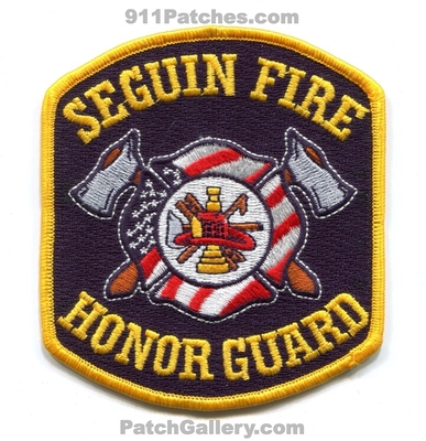 Seguin Fire Department Honor Guard Patch (Texas)
Scan By: PatchGallery.com
Keywords: dept.