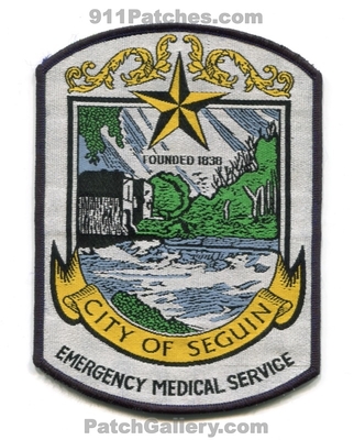 Seguin Emergency Medical Services EMS Patch (Texas)
Scan By: PatchGallery.com
Keywords: city of ambulance emt paramedic