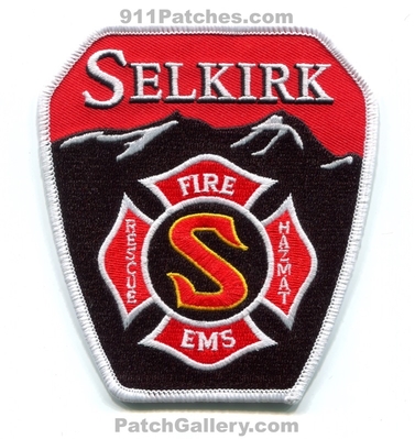 Selkirk Fire Department Patch (Idaho)
Scan By: PatchGallery.com
Keywords: dept. rescue ems hazmat haz-mat
