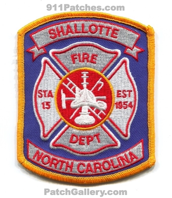 Shallotte Fire Department Station 15 Patch (North Carolina)
Scan By: PatchGallery.com
Keywords: dept. est 1954