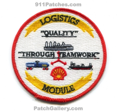 Shell Oil Logistics Module Patch (Louisiana)
Scan By: PatchGallery.com
Keywords: quality through teamwork