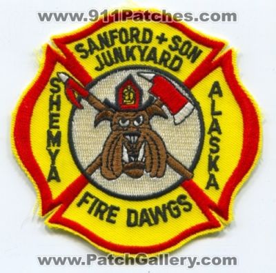 Shemya Air Force Base AFB Fire Department USAF Military Patch (Alaska)
Scan By: PatchGallery.com
Keywords: dept. sanford son junkyard dawgs