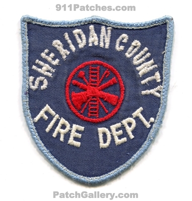 Sheridan County Fire Department Patch (Wyoming)
Scan By: PatchGallery.com
Keywords: co. dept.