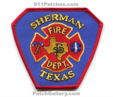Sherman Fire Department Patch (Texas)
Scan By: PatchGallery.com
Keywords: dept.
