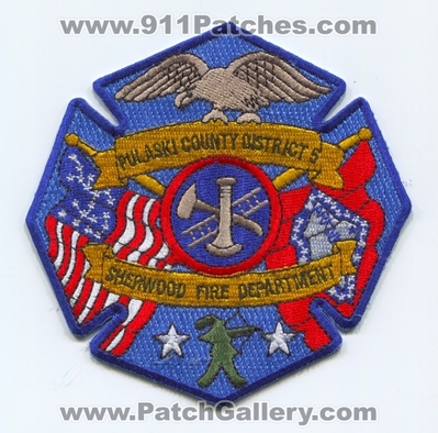 Sherwood Fire Department Pulaski County District 5 Patch (Arkansas)
Scan By: PatchGallery.com
Keywords: dept. co. dist. number no. #5