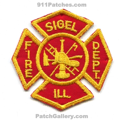 Sigel Fire Department Patch (Illinois)
Scan By: PatchGallery.com
Keywords: dept.