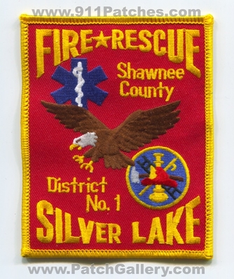 Silver Lake Fire Rescue Department Shawnee County District Number 1 Patch (Kansas)
Scan By: PatchGallery.com
Keywords: dept. co. dist. no. #1