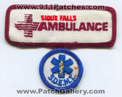 Sioux Falls Ambulance Emergency Medical Technician EMT Patch (South Dakota)
Scan By: PatchGallery.com
Keywords: s.d.e.m.t. sdemt ems