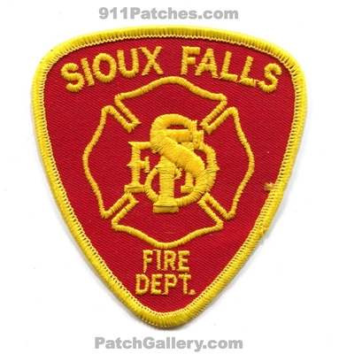 Sioux Falls Fire Department Patch (South Dakota)
Scan By: PatchGallery.com
Keywords: dept.