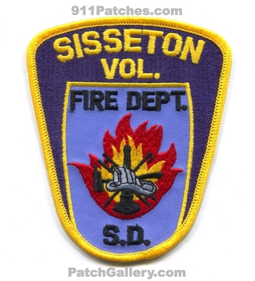 Sisseton Volunteer Fire Department Patch (South Dakota)
Scan By: PatchGallery.com
Keywords: vol. dept. s.d.