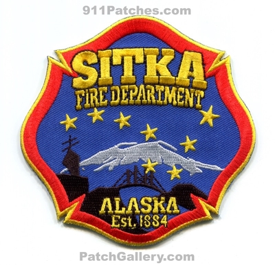 Sitka Fire Department Patch (Alaska)
Scan By: PatchGallery.com
Keywords: dept. est. 1884