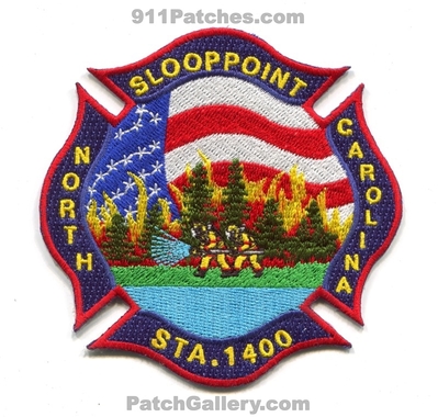 Sloop Point Fire Department Station 1400 Patch (North Carolina)
Scan By: PatchGallery.com
Keywords: dept. sta.