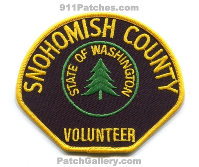 Snohomish County Sheriffs Department Volunteer Patch (Washington)
Scan By: PatchGallery.com
Keywords: co. dept. office of