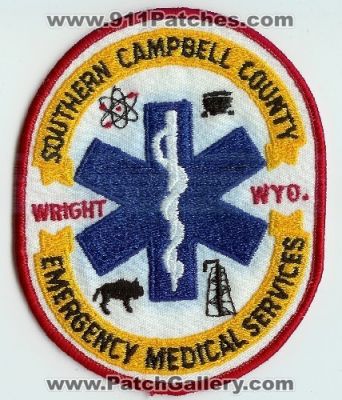 Southern Campbell County Emergency Medical Services (Wyoming)
Thanks to Mark C Barilovich for this scan.
Keywords: ems wright wyo.