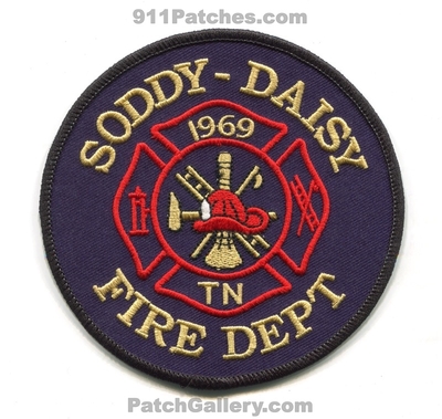 Soddy Daisy Fire Department Patch (Tennessee)
Scan By: PatchGallery.com
Keywords: dept. 1969