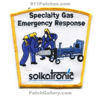 Solkatronic Chemicals Specialty Gas Emergency Response Team ERT Patch (Pennsylvania)
Scan By: PatchGallery.com
Keywords: fire rescue ems hazardous materials hazmat haz-mat