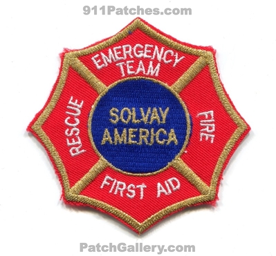 Solvay America Emergency Team Fire Rescue First Aid Patch (Texas)
Scan By: PatchGallery.com
Keywords: ert