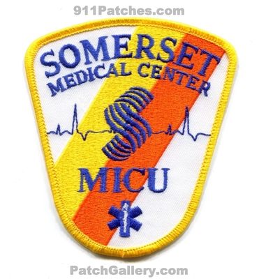 Somerset Medical Center Emergency Medical Services EMS MICU Patch (New Jersey)
Scan By: PatchGallery.com
In Memory of Bernie Shaffer
Keywords: ambulance