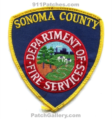 Sonoma County Department of Fire Services Patch (California)
Scan By: PatchGallery.com
Keywords: co. dept.