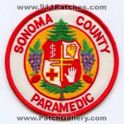 Sonoma County Paramedic (California)
Scan By: PatchGallery.com
Keywords: Ems co.