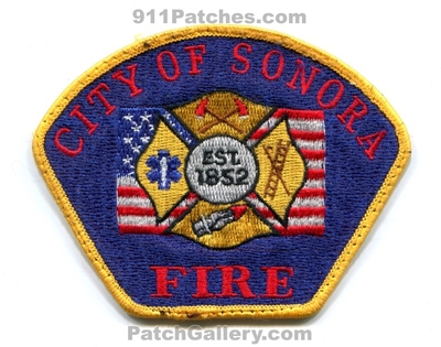 Sonora Fire Department Patch (California)
Scan By: PatchGallery.com
Keywords: city of dept. est. 1852