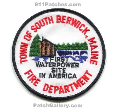 South Berwick Fire Department Patch (Maine)
Scan By: PatchGallery.com
Keywords: town of dept. first waterpower site in america