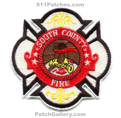 South County Fire Department Patch (California)
Scan By: PatchGallery.com
Keywords: co. dept.