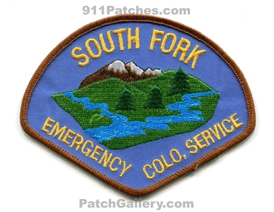 South Fork Emergency Service Patch (Colorado)
[b]Scan From: Our Collection[/b]
Keywords: es fire rescue ems ambulance police colo.