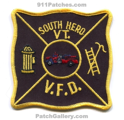 South Hero Volunteer Fire Department Patch (Vermont)
Scan By: PatchGallery.com
Keywords: vol. dept. v.f.d. vfd