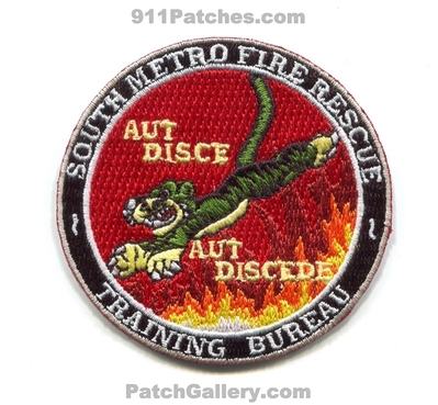 South Metro Fire Rescue Department Training Bureau Patch (Colorado) (Hat Size)
[b]Scan From: Our Collection[/b]
[b]Patch Made By: 911Patches.com[/b]
Keywords: dept. smfr s.m.f.r. academy